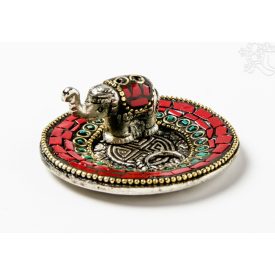 Alumínium füstölő égető, kerek - elefánt, korall