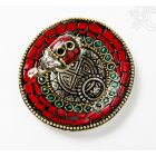 Alumínium füstölő égető, kerek - elefánt, korall