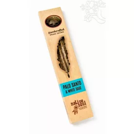   Prémium füstölő, GREEN TREE Native Soul Palo Santo és fehér zsálya, 15 gr