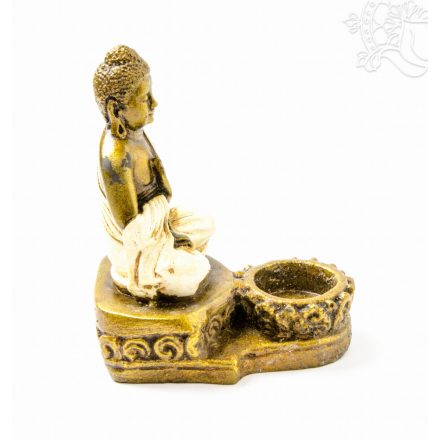 Áldó Buddha füstölő égető és mécsestartó