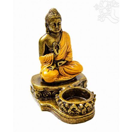 Áldó Buddha füstölő égető és mécsestartó
