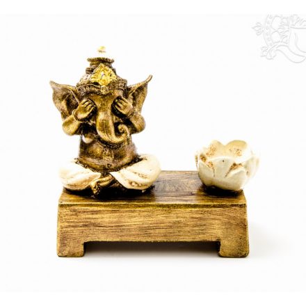 Ganesha füstölő égető és mécsestartó