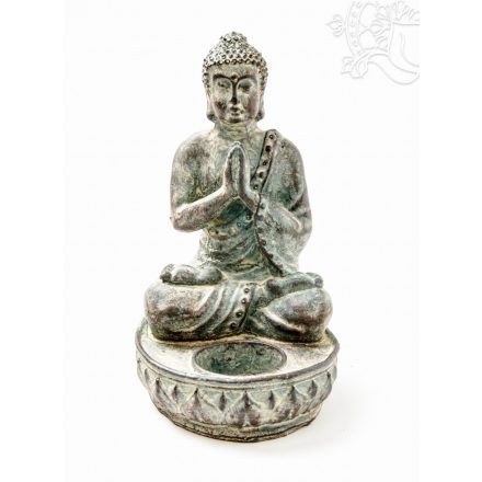 Imádkozó Buddha mécsestartó