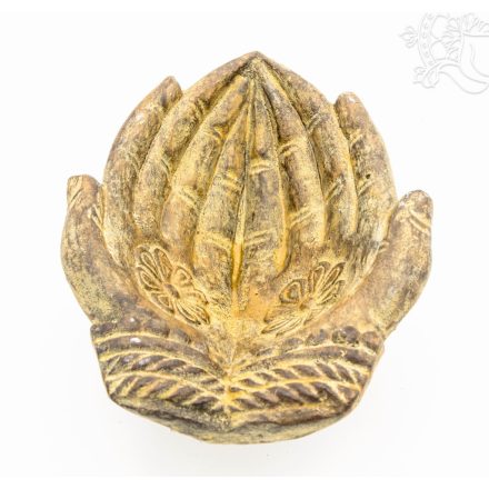 Buddha keze láva kő füstölő égető