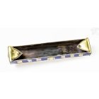 Nyitott füstölő égető Om Mani Padme Hum mantrával, Mahakalaval, lápisz berakással