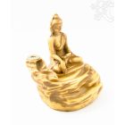 Shakyamuni Buddha rezin füstölő égető, visszaáramló füstölőkhöz - csont színű