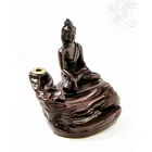 Shakyamuni Buddha rezin füstölő égető, visszaáramló füstölőkhöz - vörös színű