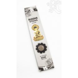   Rózsa - Prémium minőségű, nagy méretű indiai Buddha füstölő