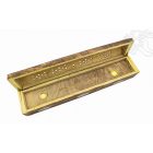 Fa, zárható, fekvő füstölő égető lótusz