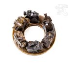 6 elefánt kerek füstölő égető