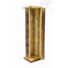 Fa, torony alakú füstölő égető - mandala díszítéssel