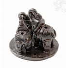 Agyag elefántos füstölő égető - 7 cm