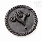 Agyag kagylómintás füstölő égető - 9,5 cm