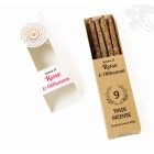 Green Tree rózsa és olibanum (tömjén) vastag smudge füstölő