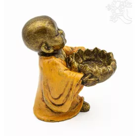 Gyermek szerzetes mécsestartó - 12,5 cm