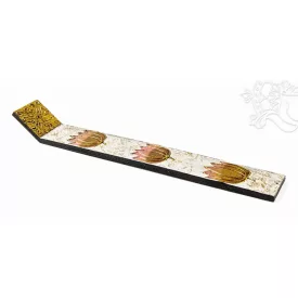 Fa füstölő égető lótusz mintával – 33 cm