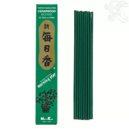 Morning Star cédrusfa (cedarwood) japán füstölő