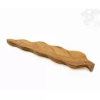 Teak fa levél alakú füstölő égető – 20 cm