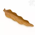 Teak fa levél alakú füstölő égető – 20 cm