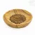 Kerek teak fa füstölő égető mandala és OM szimbólummal – 10 cm