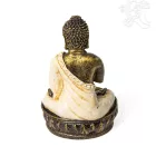 Imádkozó Buddha színes rezin mécsestartó – 17 cm