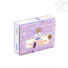   Satya Nag Champa Francia levendula visszaáramló (backflow) kúpfüstölő
