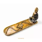 Áldó Buddha füstölő égető
