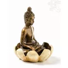 Shakyamuni Buddha lótuszban füstölő égető