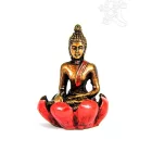 Shakyamuni Buddha lótuszban füstölő égető