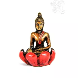 Shakyamuni Buddha lótuszban füstölő égető