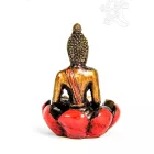 Shakyamuni Buddha lótuszban füstölő égető