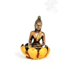 Shakyamuni Buddha lótuszban füstölő égető