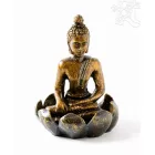 Shakyamuni Buddha lótuszban füstölő égető