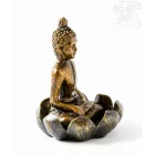 Shakyamuni Buddha lótuszban füstölő égető