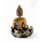 Shakyamuni Buddha lótuszban füstölő égető