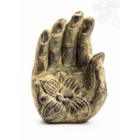 Buddha keze füstölő égető kőből