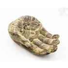 Buddha keze füstölő égető kőből
