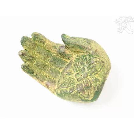 Buddha keze füstölő égető kőből
