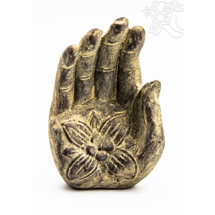Buddha keze füstölő égető kőből