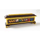 Fa füstölő égető, Om Mani Padme Hum mantrával, nagy