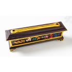 Fa füstölő égető, Om Mani Padme Hum mantrával, nagy