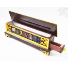 Fa füstölő égető, Om Mani Padme Hum mantrával, nagy