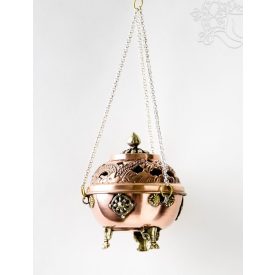 Lógatható és állítható füstölő égető, sárkányos