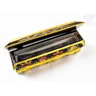 Fa füstölő égető a tibeti 8 szerencsejellel és mantrával-barna