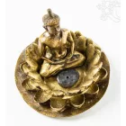 Amitabha Buddha lótuszban füstölő égető