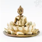 Amitabha Buddha lótuszban füstölő égető