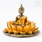 Amitabha Buddha lótuszban füstölő égető