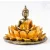 Amitabha Buddha lótuszban füstölő égető