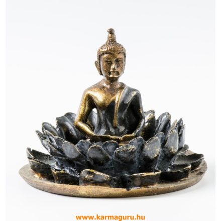 Amitabha Buddha lótuszban füstölő égető