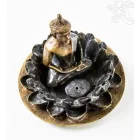 Amitabha Buddha lótuszban füstölő égető